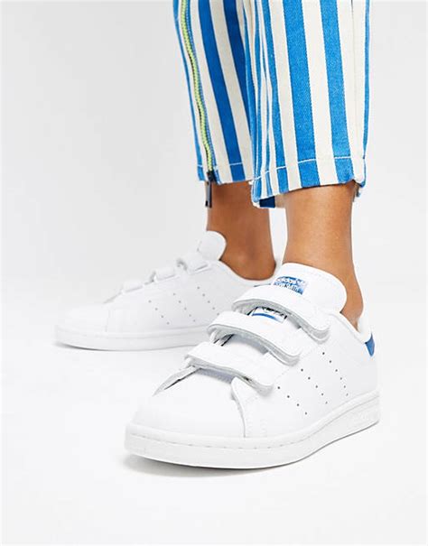 adidas weiß klettverschluss damen|Sneaker mit Klettverschluss .